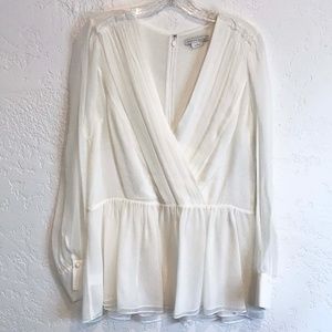 Worth New York Silk Blouse, Perfect Career, Evening, Casual Blouse NWT Sz 8